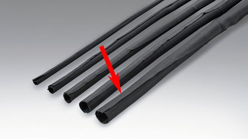 Self-wrapping sleeve, 19mm ID (95 open diameter) x 1000mm