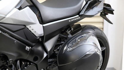 ヘルメットロック ブラック 黒 左側 カタナ