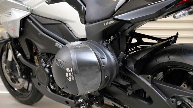 ヘルメットロック ブラック 黒 左側 カタナ