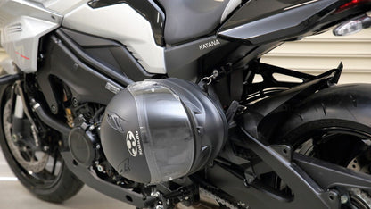 ヘルメットロック ブラック 黒 左側 カタナ