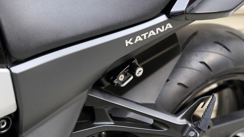 ヘルメットロック ブラック 黒 左側 カタナ