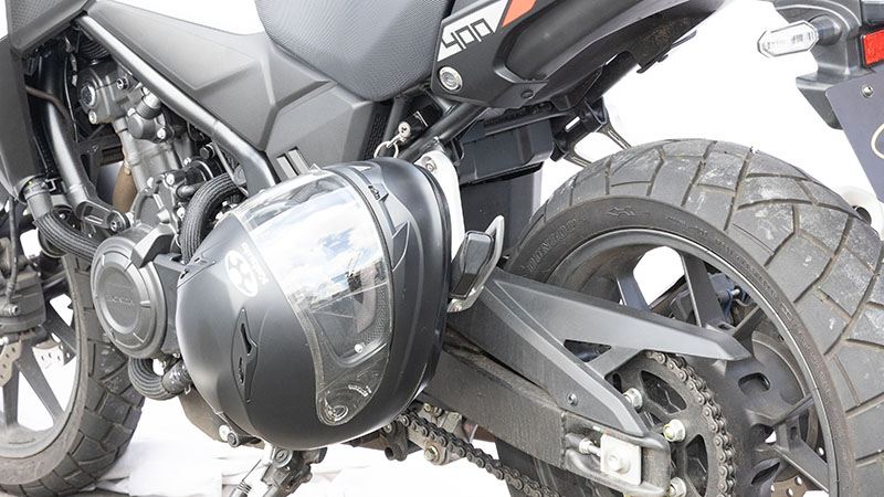 Helmet Lock Black NX400