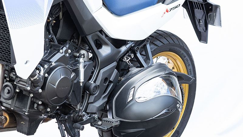 ヘルメットロック ブラック XL750 トランザルプ