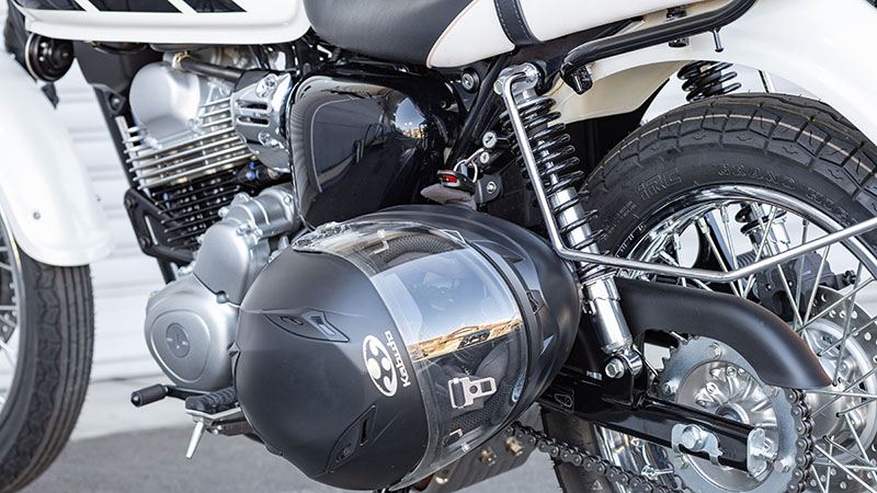 Helmet Lock Black W230 Meguro S1
