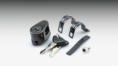 ヘルメットロック クランプ式 ブラック 22.2mm/25.4mm 汎用
