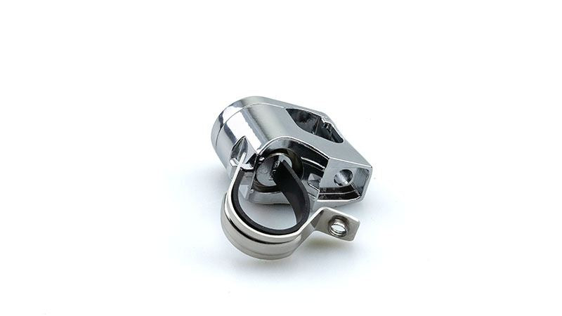 ヘルメットロック クランプ式 クロームメッキ 22.2mm/25.4mm 汎用