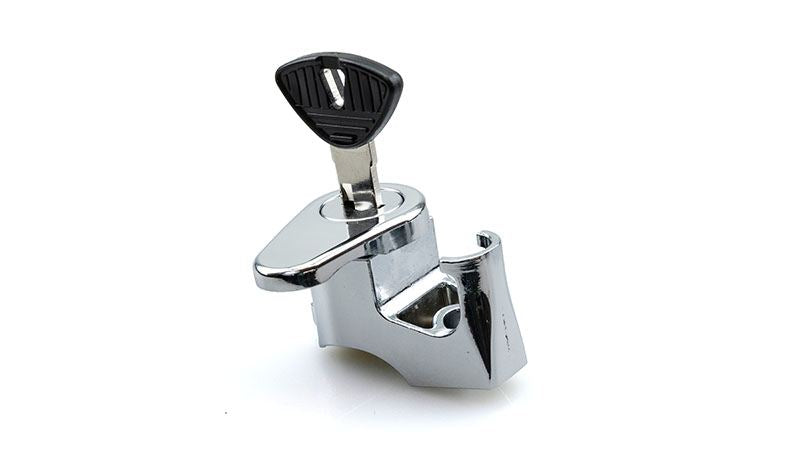 ヘルメットロック クランプ式 クロームメッキ 22.2mm/25.4mm 汎用
