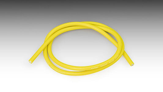 Silicone Cord, Plug Wire, Yellow, 7mm x 1m