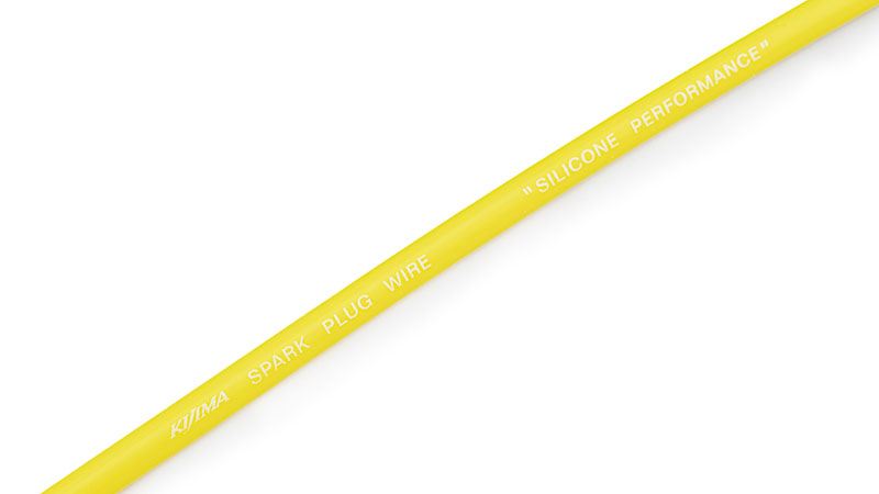 Silicone Cord, Plug Cord, Yellow, 7mm x 10m