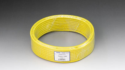 Silicone Cord, Plug Cord, Yellow, 7mm x 10m