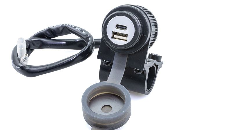 USB Port Kit, USB Type-A/C Twin Port, 18W each, 400X NX400
