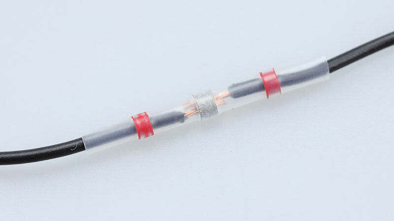 ヒートシュリンクチューブ 22-18AWG レッド 赤 φ2.7 5個