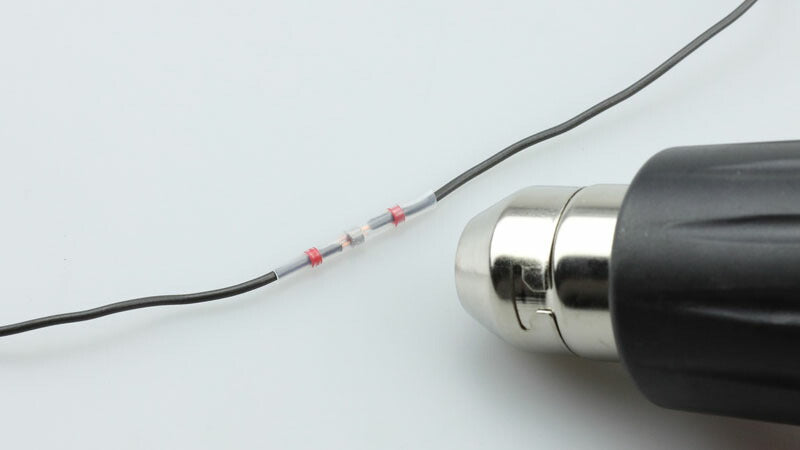 ヒートシュリンクチューブ 22-18AWG レッド 赤 φ2.7 5個