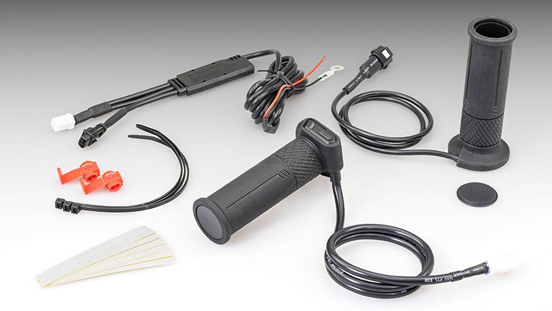 グリップヒーター GH11 標準グリップ（22.2mm） スイッチ一体タイプ 全長115mm 1セット