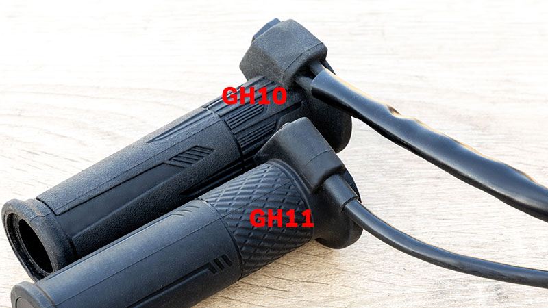 グリップヒーター GH11 標準グリップ（22.2mm） スイッチ一体タイプ 全長115mm 1セット