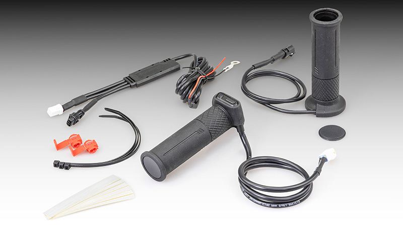 グリップヒーター GH11 標準グリップ（22.2mm） スイッチ一体タイプ 全長120mm 1セット