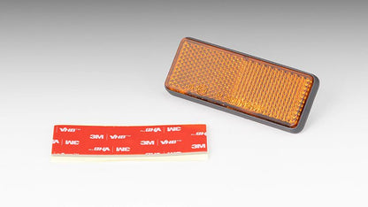 サイドリフレクター 角型 両面テープ固定タイプ アンバー  汎用