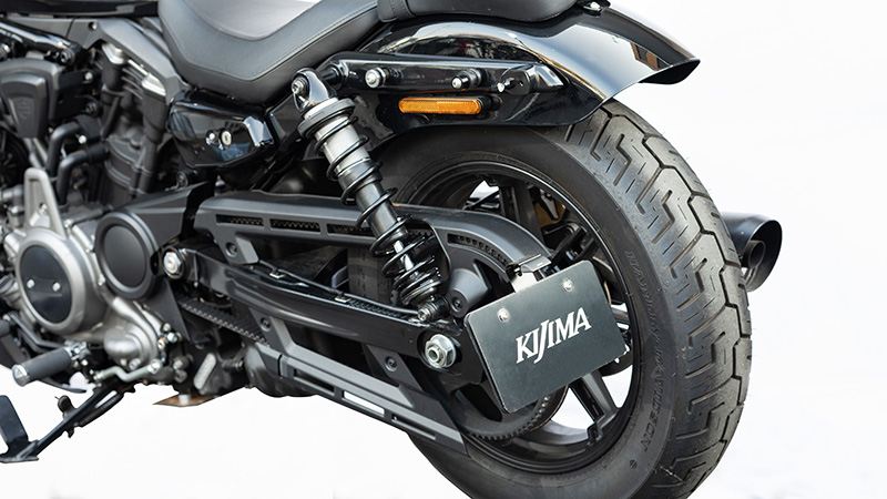 ナンバーサイドマウントキット アクスルマウント ブラック ナイトスター/スペシャル