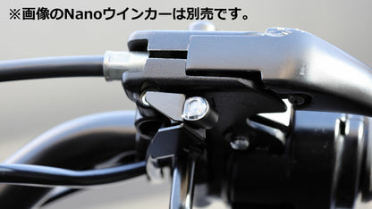 Nanoランプ専用ステー ミラーマウント用 ブラック 黒 フロント 左右セット ハーレーダビッドソン スポーツスター