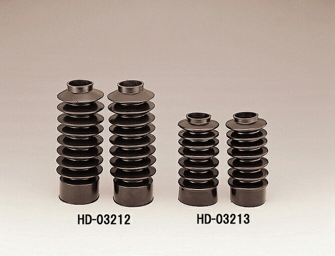 Front fork boots for 39mm upper and 63mm lower - 2 piece set