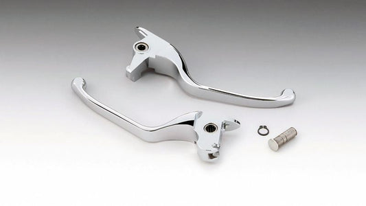 Slim Lever, Billet Aluminum, Chrome, BRG 16y Softail/Hydraulic