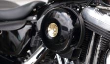 Air Cleaner Cover Center Cap Brass Polish XL1200X