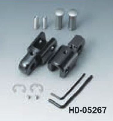 Step-Up Brackets 35mm Up, Black Set