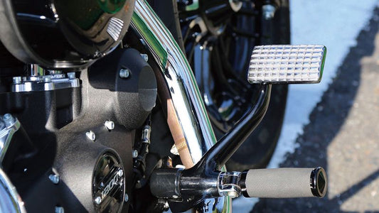 Brake Pedal Cover Long Aluminum/04y~ Sportster