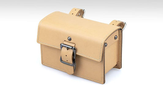 Classic Leather Tool Bag Small Tan 120 x 180 x 90mm