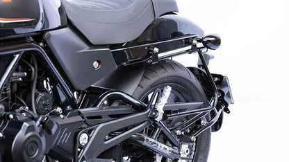 サドルバッグガード オールインワン 左側用 ブラック ハーレー/X500