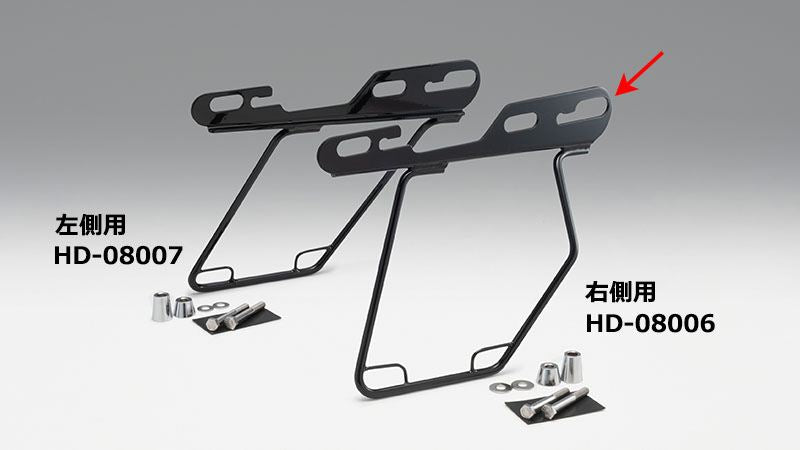 Saddlebag Guard DHW 04y- Sportster Black Right
