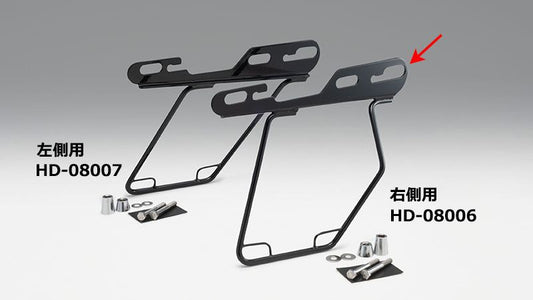 Saddlebag Guard DHW 04y- Sportster Black Right