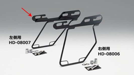 Saddlebag Guard DHW 04y- Sportster Black Left