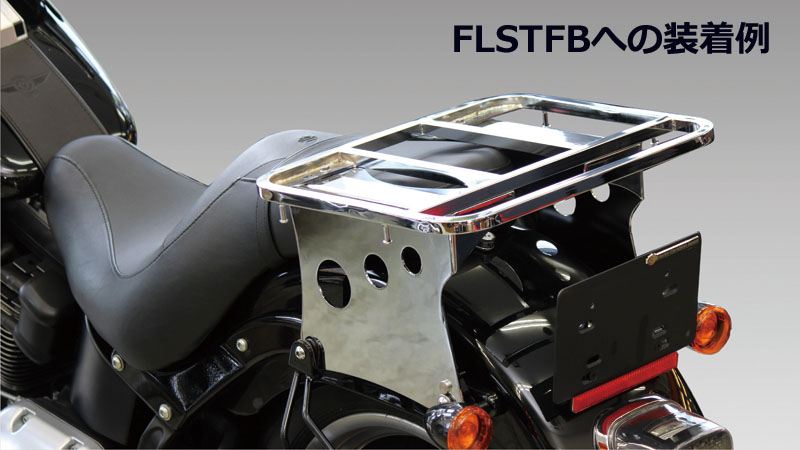 ツーリングキャリア デタッチャブルマウント FLSTF/N クローム