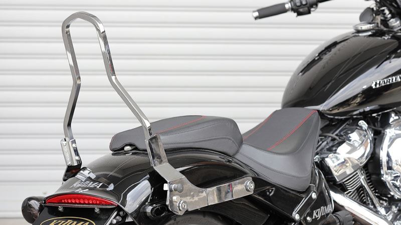 シーシーバー デタッチャブルマウント クロームメッキ 370mm ソフテイル