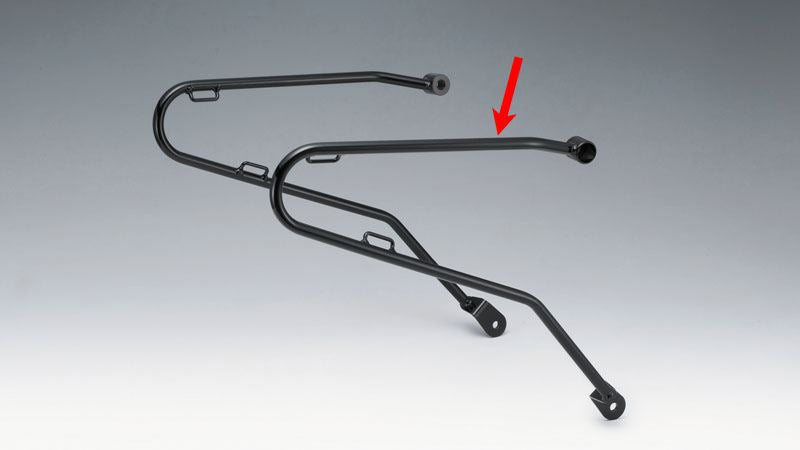 Back Support Bonneville T100/T120/S・T Black Light
