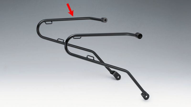 バックサポート ボンネビル T100/T120/S･T ブラック レフト