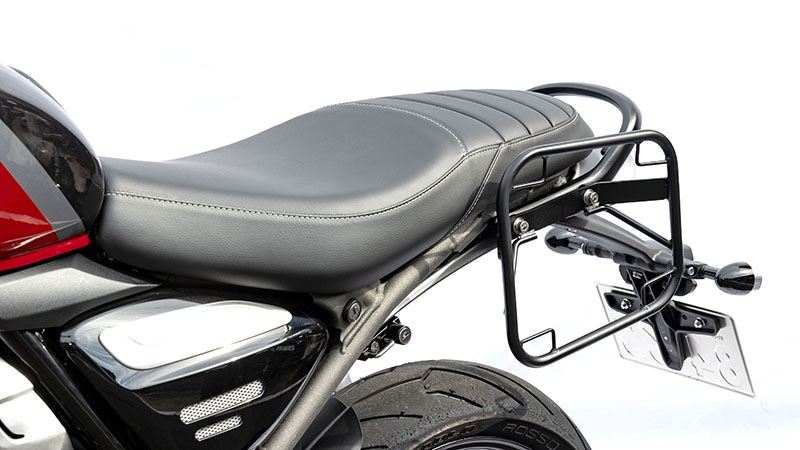 バッグサポート 左側用 マットブラック スピード400 スクランブラー400X