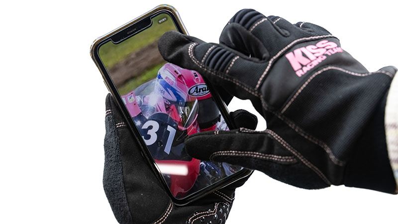 Maintenance Gloves 2 Black/Pink