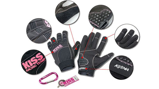 Maintenance Gloves 2 Black/Pink