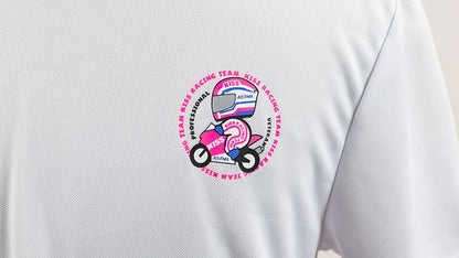 レーシングチーム Tシャツ KS-003 ホワイト