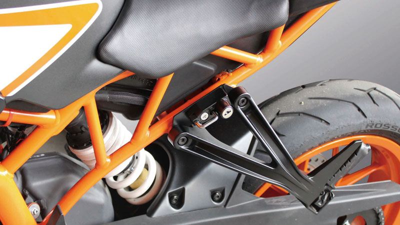 ヘルメットロック ブラック KTM RC390/250/125