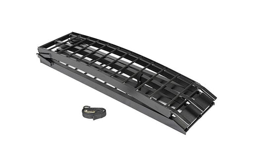 Metal Field Folding Loading Ramps, Black, 2100mm