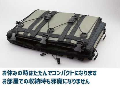 K3 Tactical Seat Bag TC07A Black L (50-65L)