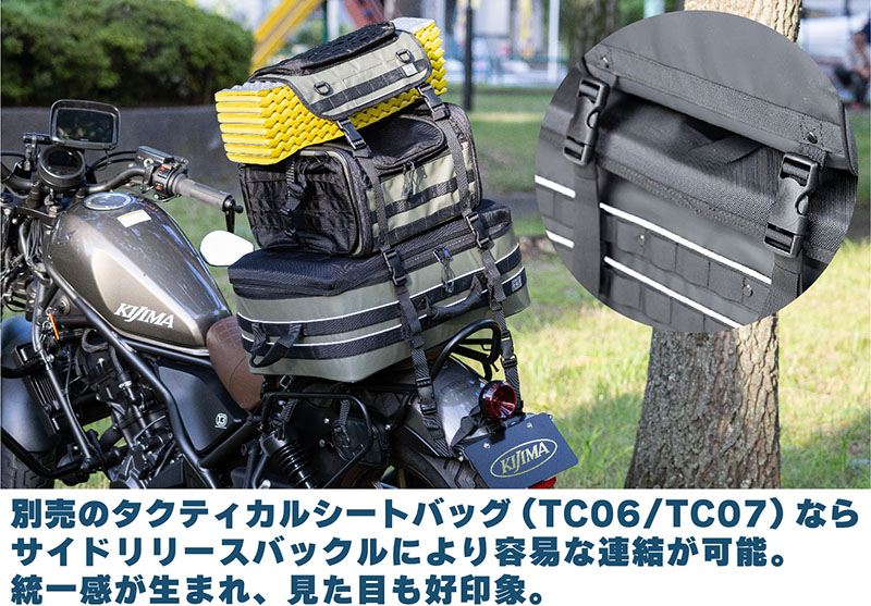 K3 Water Protect Seat Bag WP01 Black 43L