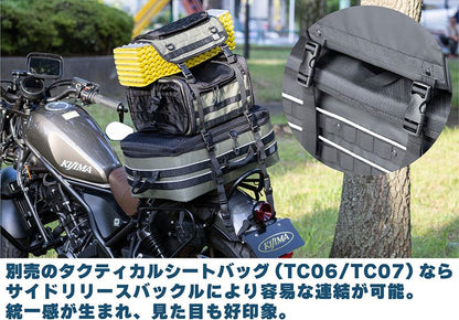 K3 Water Protect Seat Bag WP01 Black 43L