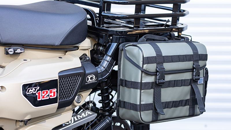 K3 サイドバッグ ウォータープロテクト WP02 オリーブグリーン 13L