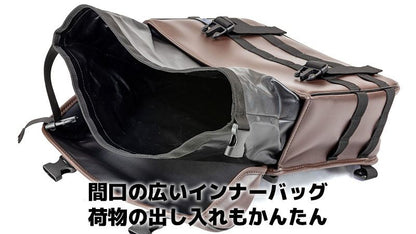 K3 Side Bag Water Protect WP03 PU Dark Brown 13L