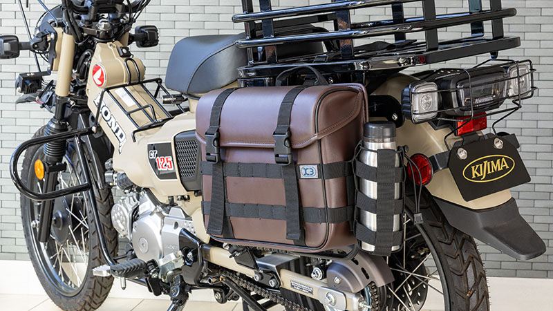 K3 Side Bag Water Protect WP03 PU Dark Brown 13L