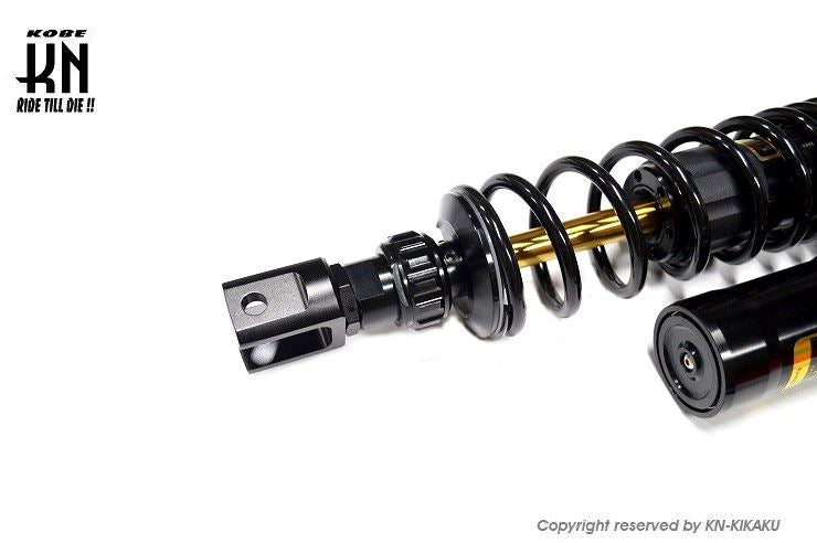 RCB リアショック減衰調整 VSシリーズ プレミアムブラック 348-353mm Xマックス250/300/PCX バイク サスペンション パーツ